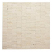 Solistone Post Modern Mondrian 12 in. x 12 in. x 6.35 mm Marble Mesh-Mounted Mosaic Wall Tile (10 sq. ft. / case)-4024fs 205012988