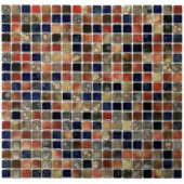 Solistone Terrene Calypso 12 in. x 12 in. x 6 mm Porcelain Mesh-Mounted Mosaic Tile (10 sq. ft. / case)-2000 206015212