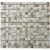 Solistone Terrene Demeter 12 in. x 12 in. x 6 mm Porcelain Mesh-Mounted Mosaic Tile (10 sq. ft. / case)-2001 206015216