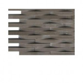 Splashback Tile 3D Reflex Crema Marfil Stone Glass Tile - 3 in. x 6 in. x 8 mm Tile Sample-L2B2 STONE TILE 203288449