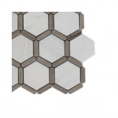 Splashback Tile Ambrosia Oriental Blend Stone Mosaic Floor and Wall Tile - 3 in. x 6 in. x 8 mm Tile Sample-L2D1 STONE TILE 203478165