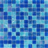 Splashback Tile Aqua Blue Ocean Mesh-Mounted Squares 11-3/4 in. x 12 in. x 5 mm Glass Mosaic Tile-HDAQBLUOCN1X1 206656073