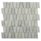Splashback Tile Artifact Oriental 12 in. x 12 in. x 8 mm Marble Mosaic Tile-ARTIFACT ORIENTAL 206154528