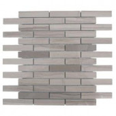 Splashback Tile Athens Grey 12 in. x 12 in. x 8 mm Polished Marble Floor and Wall Tile-ATHENS GREY POLISHED STACK MARBLE TILE 203478063