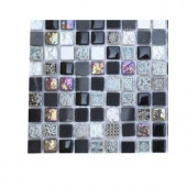Splashback Tile Aztec Art Blackboard Glass Tile - 3 in. x 6 in. x 8 mm Tile Sample-R6C11 GLASS TILES 203288446