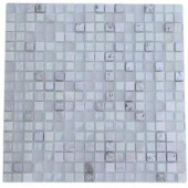 Splashback Tile Aztec Art Flour Storm 12 in. x 12 in. x 8 mm Glass Mosaic Floor and Wall Tile-AZTEC ART FLOURSTORM GLAS TILES 203288552