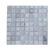 Splashback Tile Aztec Art Flour Storm Glass Tile - 3 in. x 6 in. x 8 mm Tile Sample-R6B11 GLASS TILES 203288443