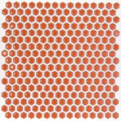 Splashback Tile Bliss Edged Hexagon Mango 12 in. x 12 in. x 10 mm Polished Ceramic Mosaic Tile-BLISSEGDHEXPOLMANGO 206496927