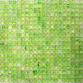 Splashback Tile Breeze Green Apple 12-3/4 in. x 12-3/4 in. x 6 mm Glass Mosaic Tile-BREEZEGREENAPPLE 206496869
