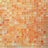 Splashback Tile Breeze Passion Fruit 12-3/4 in. x 12-3/4 in. x 6 mm Glass Mosaic Tile-BREEZEPASSIONFRUIT 206496866
