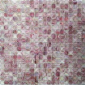Splashback Tile Breeze Plum Stained Glass Mosaic Wall Tile - 3 in. x 6 in. Tile Sample-R6D13 206496971