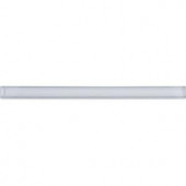 Splashback Tile Bright White 3/4 in. x 12 in. x 11 mm Glass Pencil Liner Trim Wall Tile-GPL SUPER WHITE 206347058