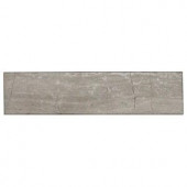 Splashback Tile Brushed Wooden Beige 2 in. x 8 in. x 8 mm Marble Mosaic Tile-BRUSHED MARBLE WOODEN BEIGE 206154551