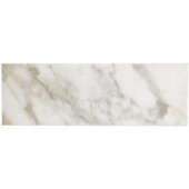 Splashback Tile Calacatta Gold 6 in. x 18 in. x 10 mm Polished Marble Mosaic Tile-HD-CLACTA6X18 206641652