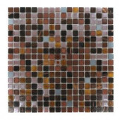 Splashback Tile Capriccio Campobasso 12 in. x 12 in. x 8 mm Glass Mosaic Floor and Wall Tile-CAPRICCIO CAMPOBASSO GLASS TILE 204289146