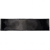 Splashback Tile Catalina Black 3 in. x 12 in. x 8 mm Ceramic and Wall Subway Tile-CATALINA3X12BLACK 206496912