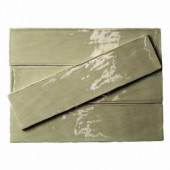 Splashback Tile Catalina Green Lake 3 in. x 12 in. x 8 mm Ceramic and Wall Subway Tile-CATALINA3X12KALE 206496913