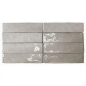 Splashback Tile Catalina Gris Ceramic Mosaic and Wall Tile - 3 in. x 6 in. Tile Sample-SMP-MASIA3X6GRICLR 206497000
