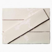 Splashback Tile Catalina Vanilla 3 in. x 12 in. x 8 mm Ceramic and Wall Subway Tile-CATALINA3X12VANILLA 206496910