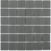 Splashback Tile Contempo Smoke Gray Polished 12 in. x 12 in. x 8 mm Glass Floor and Wall Mosaic Tile-CONTEMPOSMOKEGRAYPOLISHED2X2GLASSTILE 203288479