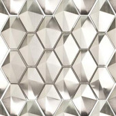 Splashback Tile Corrie Sierra 10.63 in. x 11.14 in. x 8 mm Polished Metal Mosaic Tile-CRISRAMTL 206822968