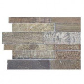 Splashback Tile Dimension 3D Brick Wood Onyx Pattern Floor and Wall Tile - 6 in. x 6 in. Tile Sample-L4A12 203217986