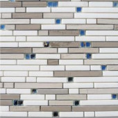 Splashback Tile Fable The Woodsman 11-1/4 in. x 12 in. x 10 mm Polished Marble Mosaic Tile-FBLWDMAN 206822982