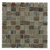 Splashback Tile Gemini Mercury Polished Glass Mosaic Wall Tile - 3 in. x 6 in. Tile Sample-R2B8 206496984