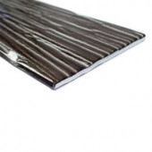 Splashback Tile Gemini Redwood 4 in. x 12 in. x 6 mm Glass Mosaic Tile (3 Tiles Per Unit)-GEMINIREDWOOD4X12 206496883