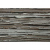 Splashback Tile Gemini Redwood Planks Polished Glass Mosaic Floor and Wall Tile - 3 in. x 6 in. Tile Sample-L1C3 206496987