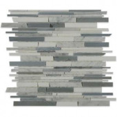 Splashback Tile Kansas Topeka 12 in. x 12 in. x 10 mm Polished Marble Mosaic Tile-HD-TOPEKA 206641659
