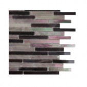 Splashback Tile Matchstix Stir Crazy Glass Mosaic Floor and Wall Tile - 3 in. x 6 in. x 8 mm Tile Sample-R3C3 GLASS TILE GLASS TILE 204278948