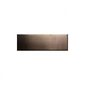 Splashback Tile Metal Copper Stainless Steel Floor and Wall Tile - 2 in. x 6 in. x 5 mm Tile Sample-R1B1 METAL TILES 203478207