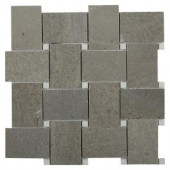 Splashback Tile Orchard Lady Gray with Crystal White Marble Mosaic Tile - 3 in. x 6 in. Tile Sample-C1C5 ORCHARD LDY GRY SAMPLE 206154538