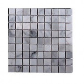 Splashback Tile Oriental Squares Marble Floor and Wall Tile - 6 in. x 6 in. Tile Sample-L4C4 STONE TILES 203478052