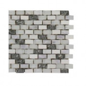 Splashback Tile Paradox Enigma Mixed Materials Floor and Wall Tile - 6 in. x 6 in. Tile Sample-L2C7 MOSAIC TILE 204279014