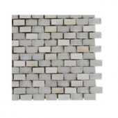 Splashback Tile Paradox Mystery 3 in. x 6 in. x 8 mm Mixed Materials Mosaic Floor and Wall Tile Sample-L2A8 MOSAIC TILE 204279012