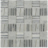Splashback Tile Poet Cato 12 in. x 12 in. x 10 mm Polished Marble Mosaic Tile-HDCATO 206656082