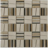 Splashback Tile Poet Catullus 12 in. x 12 in. x 10 mm Polished Marble Mosaic Tile-HDCATULLUS 206656080
