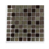 Splashback Tile Rocky Mountain Blend Glass Tile - 3 in. x 6 in. x 8 mm Tile Sample-R5D8 GLASS TILES 203288352