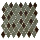 Splashback Tile Roman Selection Basilica Diamond 11 in. x 11 in. x 8 mm Glass Mosaic Floor and Wall Tile-ROMAN SELECTION BASILICA DIAMOND 203478037