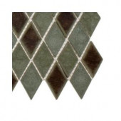 Splashback Tile Roman Selection Basilica Diamond Glass Mosaic Floor and Wall Tile - 3 in. x 6 in. x 8 mm Tile Sample-R2C1 STONE TILE 203478038