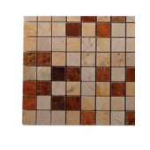 Splashback Tile Sparrow Blend Glass Mosaic Floor and Wall Tile - 3 in. x 6 in. x 8 mm Tile Sample-L4B7 MOSAIC TILE 203288349