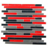 Splashback Tile Temple Explosion 12 in. x 12 in. x 8 mm Glass Mosaic Floor and Wall Tile-TEMPLE EXPLOSION 203061549