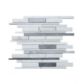 Splashback Tile Urban Denim 12 in. x 12 in. x 8 mm Metal Wall Tile-URDNMMTLMSC 206203001