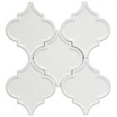 Splashback Tile Vintage Lantern White 6-1/4 in. x 7-1/4 in. x 10 mm Ceramic Wall Mosaic Tile (5 Tiles Per Unit)-VINTAGELANLTWHT 206496944