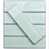 Splashback Tile Vintage Light Blue 3 in. x 9 in. x 8 mm Ceramic Wall Mosaic Tile (5 Tiles Per Unit)-VINTAGELTBLU3X9 206496940