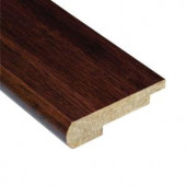 Strand Woven Sapelli 3/8 in. Thick x 3-1/2 in. Wide x 78 in. Length Bamboo Stair Nose Molding-HL204SNH 202859073