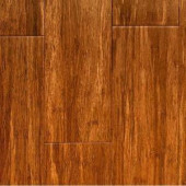 Take Home Sample - Carbonized Click Lock Strand Bamboo Flooring - 5 in. x 7 in.-WM-989781 205639816