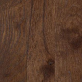 Take Home Sample Franklin Coffee Bean Hickory 3/4 in. Thickx2-1/4 in. Widex Varying Length Solid Hardwood-5 in. x 7 in.-UN-927905 205958149